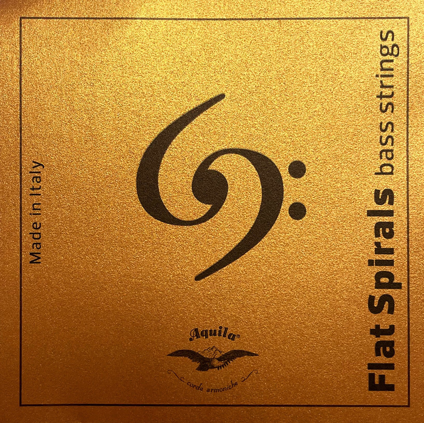 220U Flat Spiral Acoustic Bass String  Set EADG Tuning